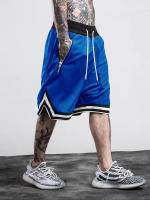 Shorts De Baloncesto Para Hombre Deporte Fitness Verano Malla Secado Rápido Pantalones Casuales Transpirables De Manga Corta - details 3