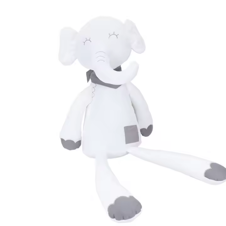 BBSKY - Muñeca de conejo de patas largas con lazo para bebé, juguete de peluche para dormir de conejo grande - 1