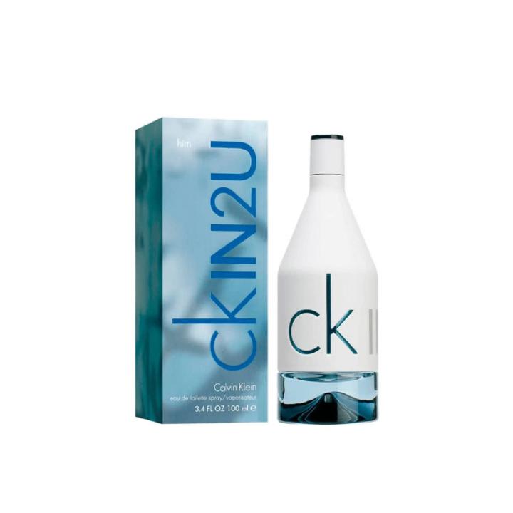 CALVIN KLEIN - CK IN2U Eau de Toilette para hombre, fragancia oriental especiada con notas de mandarina y madera… — oferta en Miravia
