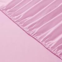 HMS Sábanas Bajeras de Calidad Superior Sulzer | Rosa | 50/50 Algodón-poliéster | Colchones Alto 30 Cm, Largo 200 Cm - details 1
