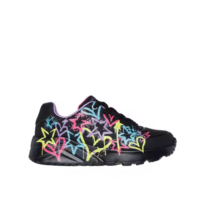 Skechers 310391L_BKMT Zapatillas deportivas para niña negras en sintético 82455 - 1