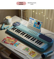 Piano Eléctrico De 37 Teclas Para Niños Instrumento Musical Multifuncional Con Microfono Para Principiantes Regalo Para Niños - details 12