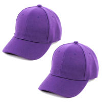 2 Gorras de béisbol Hombre, Gorra con Visera y Cierre Ajustable, cómoda Gorra Deportiva para Hombre, Color Azul Rojo Gris Marrón Beis Rosa Morado Amarillo 100% Cotton - details 1