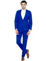 Traje De Novio Clásico Para Hombres Slim Fit Conjunto De Traje Formal De Negocios Con Chaqueta Y Pantalones 2 Piezas Para Bodas Y Compromisos - details 1