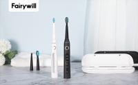 Fairywill Cepillo De Dientes Eléctrico Sonico FW-507 Para Adultos Con Carga USB Estuche Y Cabezas De Cepillo 5 Modos Inteligente Tiempo - details 0