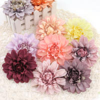 1/3/5Pcs Flores Artificiales De Seda Rosa Gran Tamaño Para Decoración De Hogar Bodas Accesorios De Coronas De Novia - details 6