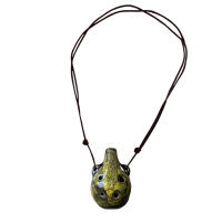 Mini Ocarina De Cerámica Con 6 Agujeros Instrumento Musical De Artesanía Cerámica Unidad De Venta Originaria De China Continental - details 2