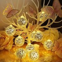 Luz De Espejo LED En Cadena 1 Pack Luz De Fiesta Disco Navidad Color Calido Luces De Espejo Para Barra De Fiesta - details 4