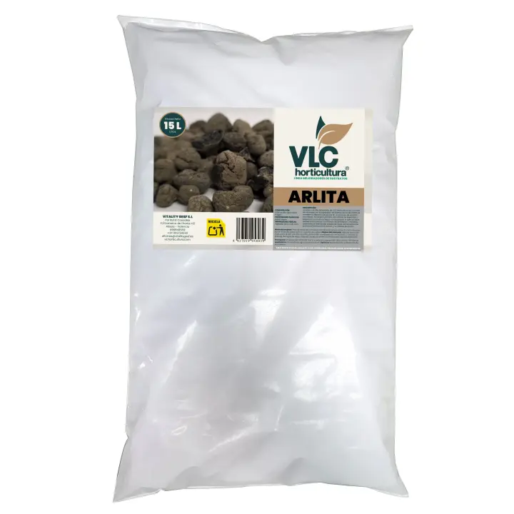 Arcilla Expandida Virgen Arlita - VLC Horticultura, 10L + 5L, GRATIS - 1