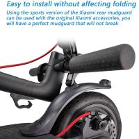 Freno Trasero Para Xiaomi M365/Pro/Mijia Mi 1S Patinete Eléctrico Guardabarros Corto Cola De Pato Con Luz Trasera Accesorio De Scooter - details 3