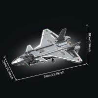 SEMBO Serie Militar Avión De Combate En Construcción Bloques De Construcción MOC Modelo De Avión Armado Juguetes Regalos Para Niños Y Niñas a Partir De 6 Años - details 3