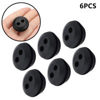 6Pcs Goma Grommet De 2 Agujeros Sellador Para Tanque De Combustible Accesorio De Jardín Para Podadoras Y Cortacésped - details 0