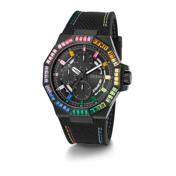 Reloj Guess Energy negro y multicolor analógico para hombre GW0701G1 GUESS - 1