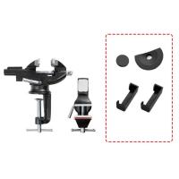 vice De Mesa Mini De Alta Resistencia Con Base Giratoria De 360 Grados Y Anclaje En Superficie De Hierro Fundido vice Con Anvil Para Tareas Mécanicas Y Carpintería - details 0