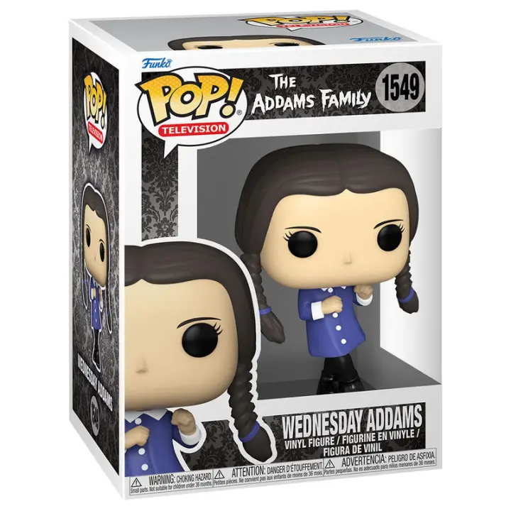 Figura Pop The Addams Family Wednesday Addams-Figura de Vinilo Coleccionable - Idea de Regalo- Mercancia Oficial - Juguetes para Niños y Adultos - Movies Fans - Muñeco para Coleccionistas y Exposición - 1