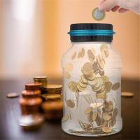 Caja De Ahorro Electrónica Con Contador De Monedas LCD Caja De Almacenamiento De Monedas Para Dólares Y Euros Regalo Útil Para Niños Y Adultos - details 5