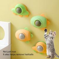 Juguete Para Gatos En Forma De Rocket Autoadhesivo Con Catnip Bola De Masticar Para Gatos Internos Aumenta El Apetito - details 0
