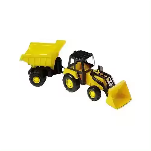 Tractor Pala y Remolque - Jisa 2004 | Versátil Fácil de Usar Alta Calidad - 1