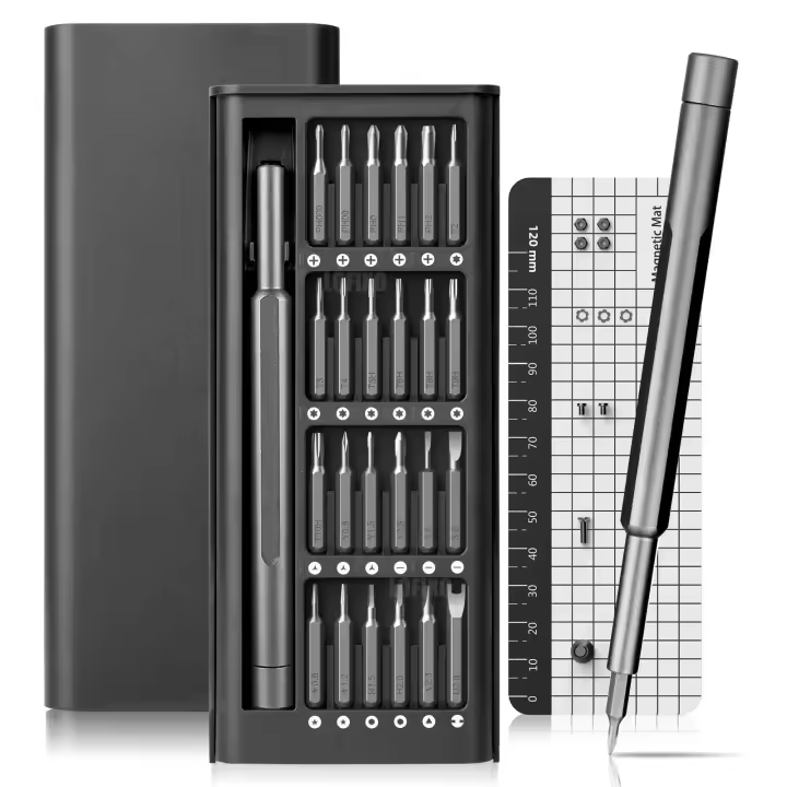 Juego De Destornilladores Precision 49 En 1 Mini Herramienta De Reparación Con Cabezas Dobles Torx Phillips Magnéticas Para Teléfonos Relojes Cámara - 1
