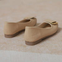 Zapatos planos de tacón bajo para mujer, calzado de bailarina, cómodo, sin cordones, para oficina, fecha, uso diario - details 6