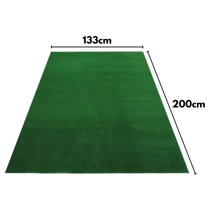 Start Electric | Césped Artificial Sintético Liso Decorativo para Interior y Exterior, en Rollos Verdes de Fácil Instalación | Marca Dosantex - 1