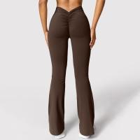 Leggings De Yoga Para Mujer Fitness Running Gimnasio Deportes Pantalones Completo Elasticidad Algodón Poliéster Cierre Elástico - details 1