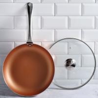 Set de 3 sartenes San Ignacio Optimum Copper 20/24/28cm (2 con tapa) - Aluminio prensado antiadherente - Apto para inducción - details 8