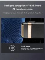 Afeitadora Eléctrica Hiena HI-301 Para Hombres Recargable Afeitadora De Barba Con Hojas Reciprocantes Para Afeitado Smooth Viaje Amigable - details 9