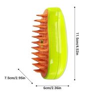 Cepillo Eléctrico Para Mascotas Cepillo De Pelaje Para Gatos Y Perros Con Spray De Vapor Masajeador Anti Voladores Para Limpieza De Pelo De Animales - details 7