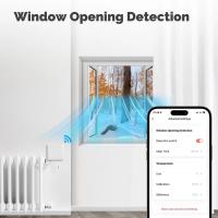 Termostato Inteligente Wifi Ecowatt Para Calentador De Radiador Con Soporte De Piloto Y Monitoreo De Electricidad Compatible Con Alexa Y Google Home Color Blanco - details 10