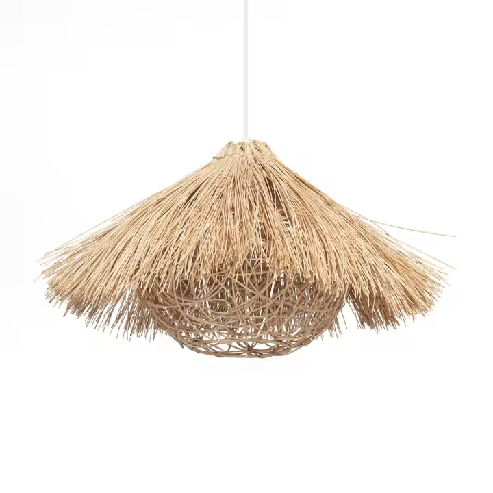 Ledkia Lámpara Colgante Ratán Shiyan Natural - 1