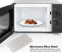 6 Placas de Mica para microondas, protector de Guía de Ondas, 6,4 × 11,7 cm, repuesto de lámina de Mica para microondas - details 0