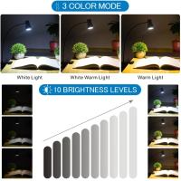 Lámpara De Lectura LED Para Mesa Con Clip Luz Flexible Para Libros Ajustable Brillo Iluminación Nocturna Para Estudio - details 5