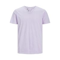 Camiseta con botones hombre Jack & Jones 12164972 manga corta lila - details 2