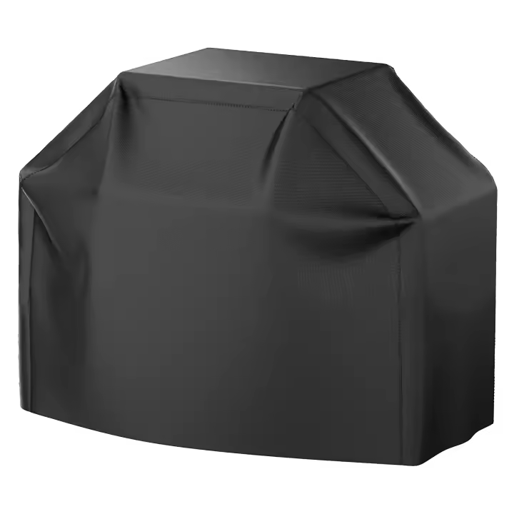 Cubierta De Barbacoa Impermeable Y Resistente Al Calor Tamaño Múltiple Negro Antiestático Y Anti Manchas Para Barbacoa De Gas - 1