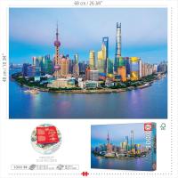 Educa - Puzzle de 1000 Piezas  Shanghai al Atardecer. Incluye Pegamento Fix Puzzle. + 14 años Educa 19254 - details 2