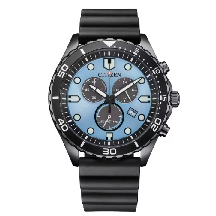 Reloj Citizen Hombre AT2567-18L - Cronógrafo Eco Drive, Acero IP Grey, WR 10 Bar - 1