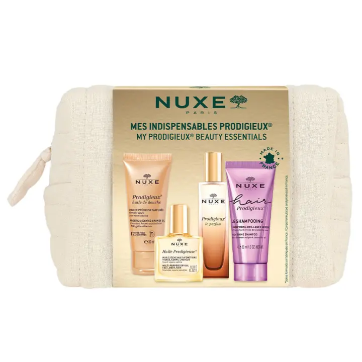 Nuxe Prodigieux Indispensables Perfume 15 ml+ Champú 15 ml+ Aceite Ducha 30 ml+ Aceite10 ml Pack - 1