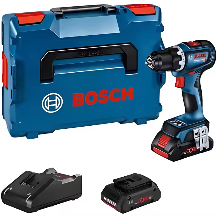 Bosch Professional 18V System GSR 18V-90 C - Atornillador a Batería (64 Nm, Ø Máx. Tornillo 12 Mm) - 1