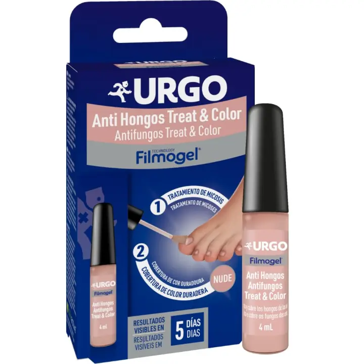 Urgo Anti Hongos Color Nude 4ml - Efectivo Contra Hongos - Resultados Visibles en 5 Días - 1
