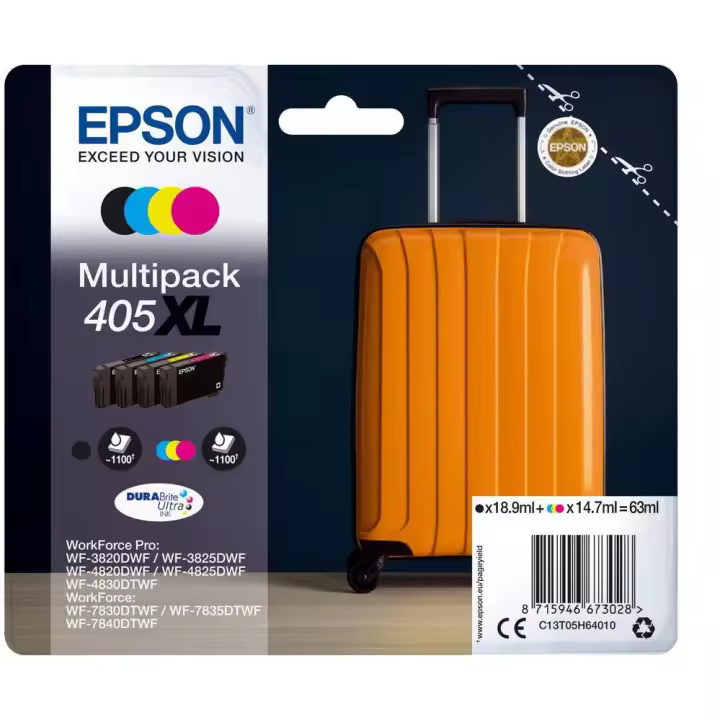 Pack cartuchos epson 405xl durabrite ultra - 1
