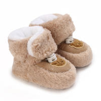 Botas De Nieve Para Bebés Recién Nacidos De Algodón Antideslizantes Y Cálidas Zapatos Para Caminar Infantiles Con Peluche - details 55