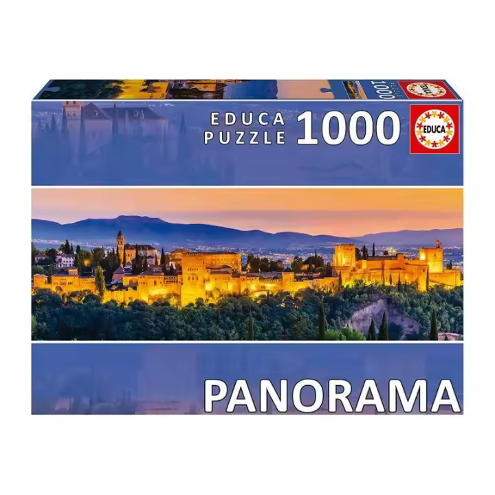 PUZZLE 1000 PIEZAS ALHAMBRA GRANADA PANORAMA DE EDUCA - 1