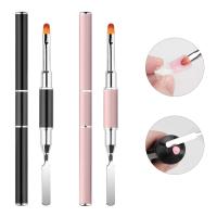 Nueva Cepillo De Uñas Con Pincel Y Escáner 2 En 1 Herramienta De Gel Para Extensión De Uñas De Acrílico Bricolaje - details 0