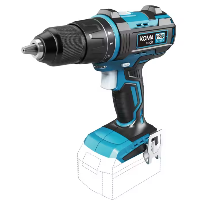 Taladro atornillador/percutor 20V BRUSHLESS SIN BAT/CARG KOMA 08762 - Envío desde ESPAÑA 24h. - 1