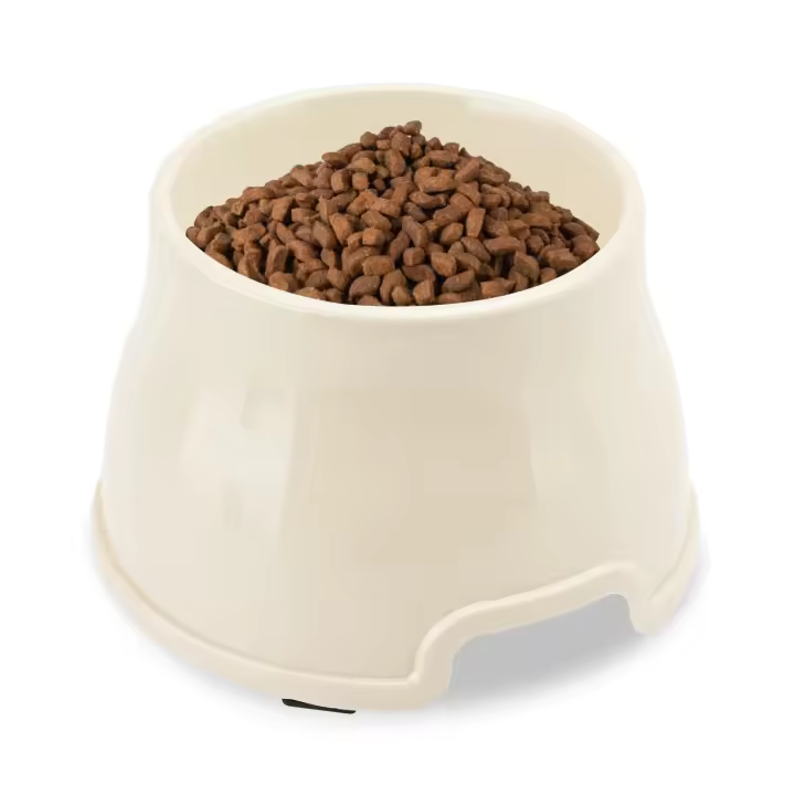 Cuenco para Perros Spaniel, Cuenco Elevado para Comida y Agua, antideslizante, Cuenco Elevado para perros pequeños, medianas y grandes (M, Blanco) - 1