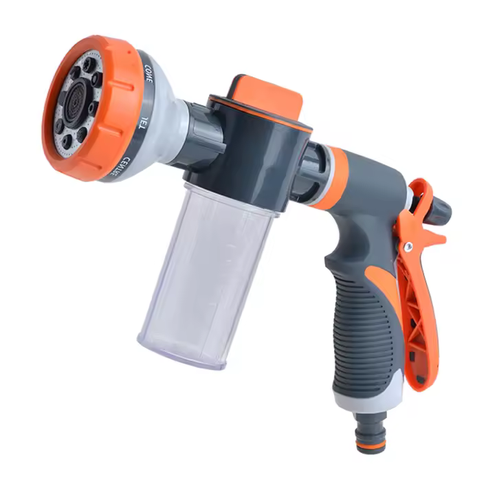 Pistola De Agua Para Coche Con Rojellador Alta Presión Botella De Detergente Herramienta De Riego Para Plantas Mascotas Limpieza Del Vehículo - 1