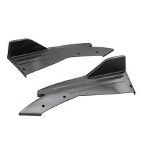 2PCS Almohadilla De Parachoques Trasero Universal Para Coche Fins De Parachoques Laterales Protector De Bumper En Fibra De Carbono ABS - details 3