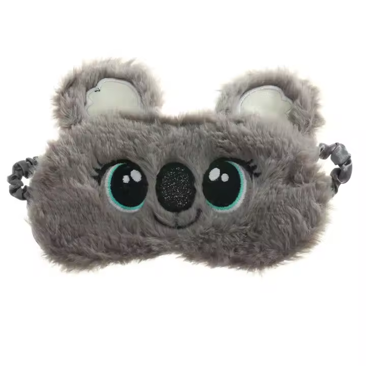 Máscara de Ojos de Peluche de Dibujos Animados de Koala Resistente a la Luz, Saludable para Soñar, Ideal para Estudiantes - 1