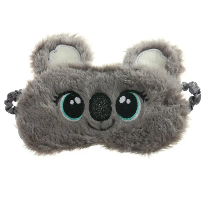 Máscara de Ojos de Peluche de Dibujos Animados de Koala Resistente a la Luz, Saludable para Soñar, Ideal para Estudiantes - 1